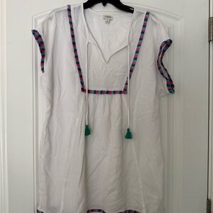 J. Crew White Coverup